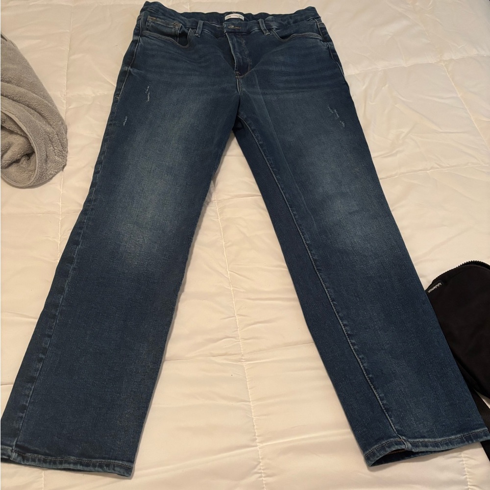 Good American Straight Leg  Jeans